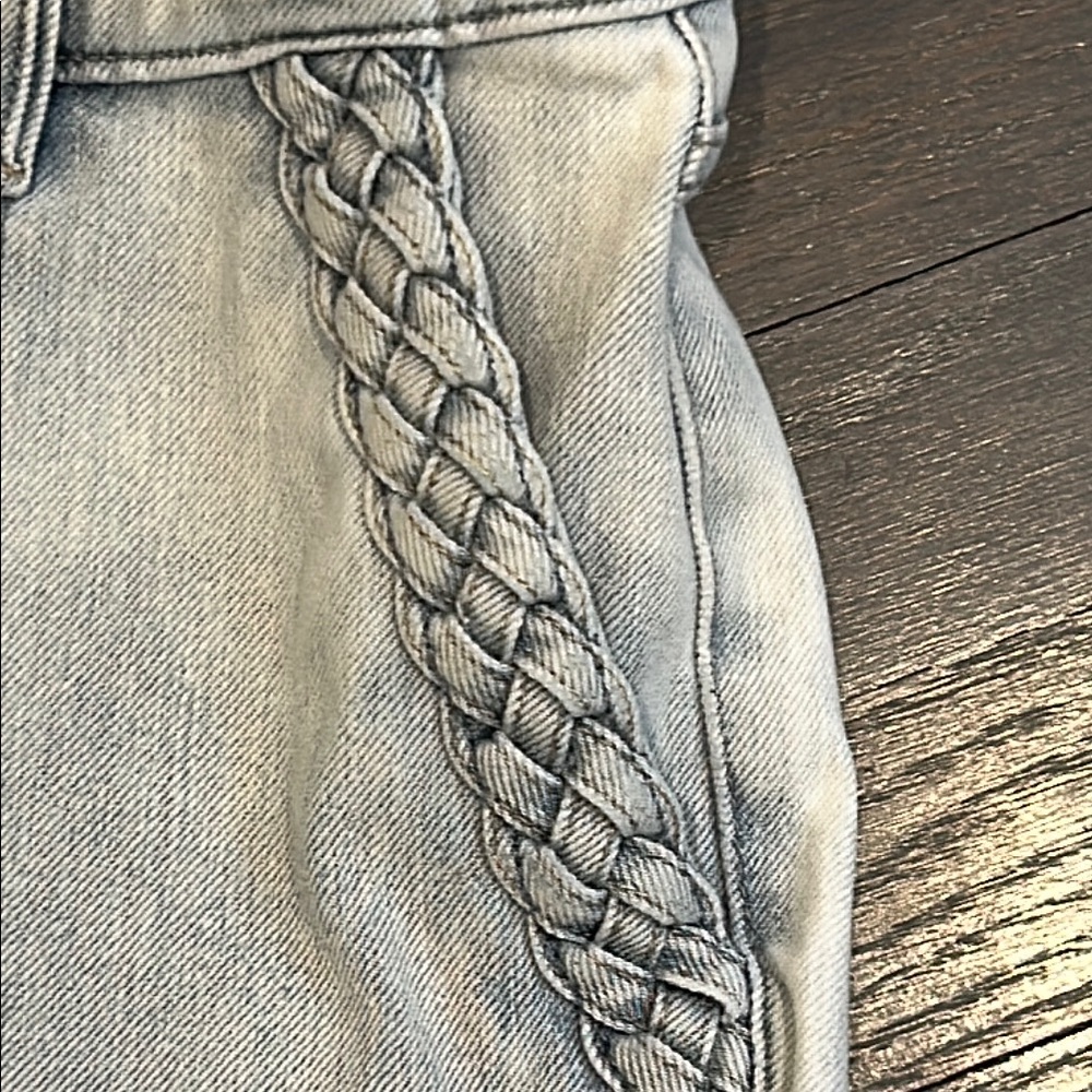 White House Black Market Gray High Rise Jeans y. - Picture 12 of 14
